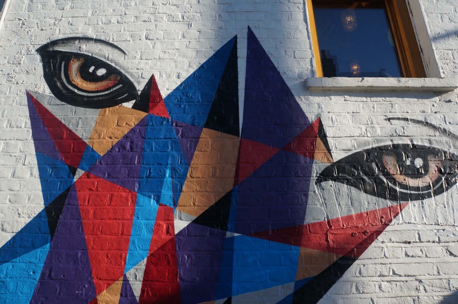 Abstract Eyes Street Art - Camden