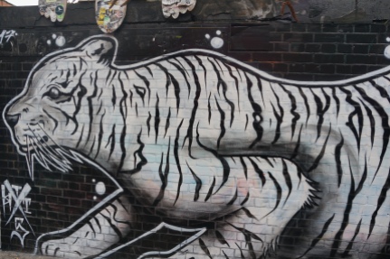 White Tiger Street Art - Shoreditch