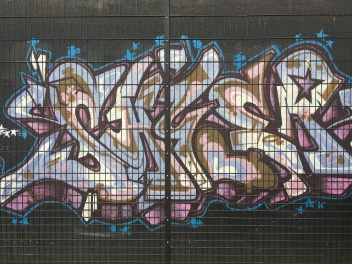Graffiti Behind Bars Street Art - Southwark
