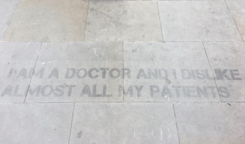 Doctors Street Message Street Art - Southwark