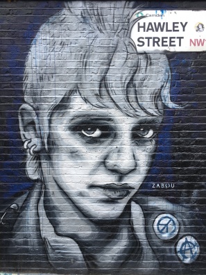 Moody Woman Street Art - Camden
