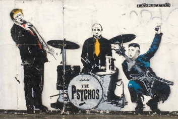 The Psychos Band Street Art - Shoreditch